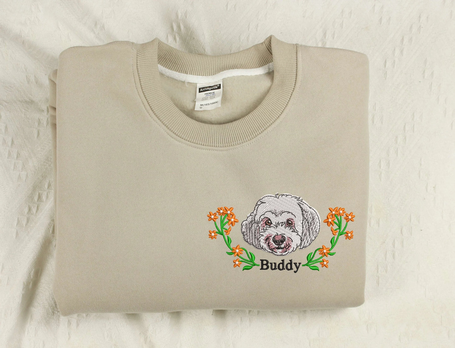 Iconic Paws in Bloom Apparel - Custom Pet Portrait T-Shirt, Sweatshirt and Hoodie image 4
