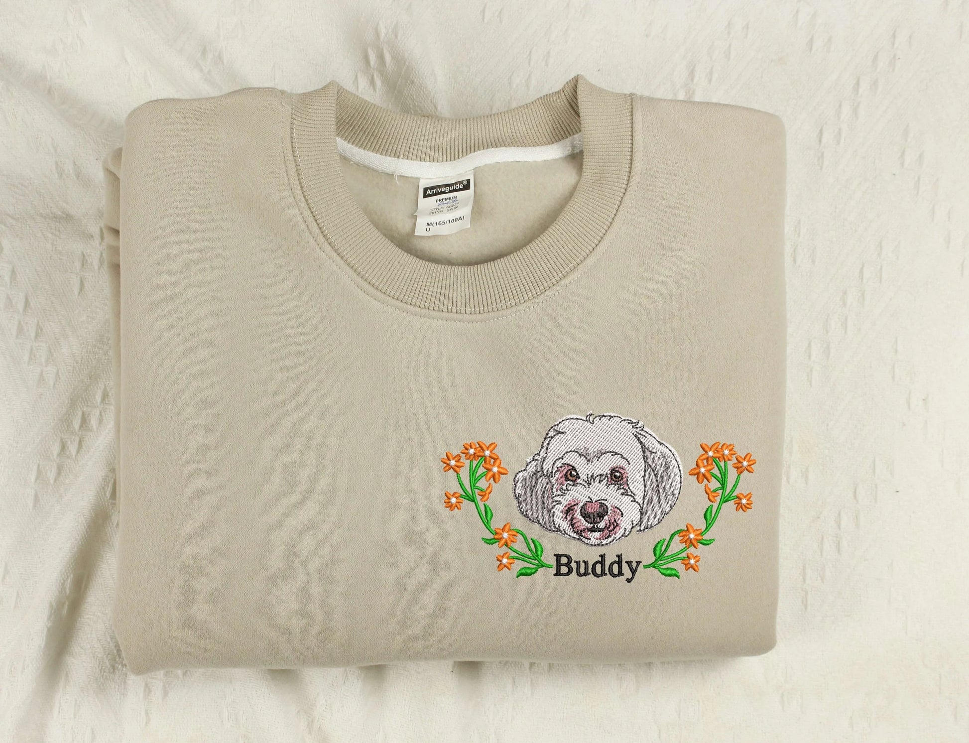 Iconic Paws in Bloom Apparel - Custom Pet Portrait T-Shirt, Sweatshirt and Hoodie image 4