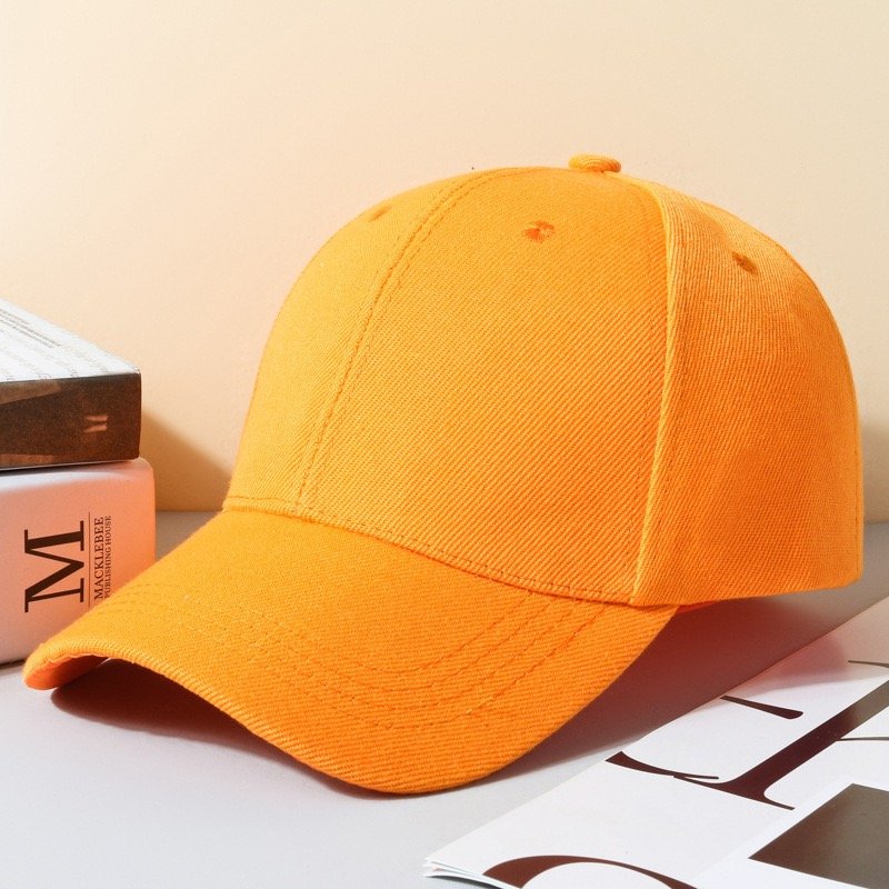 Iconic Pet Cap - Tangerine Burst (Bright Orange), Adjustable image