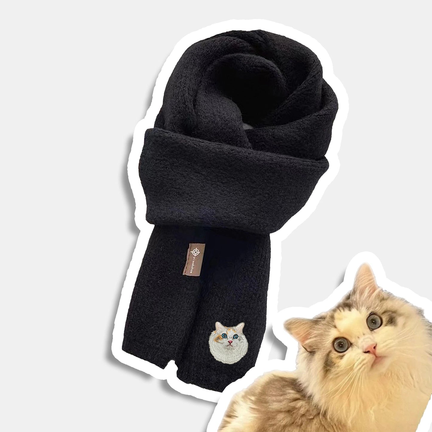 Iconic Custom Embroidered Pet Portrait Scarf image 8